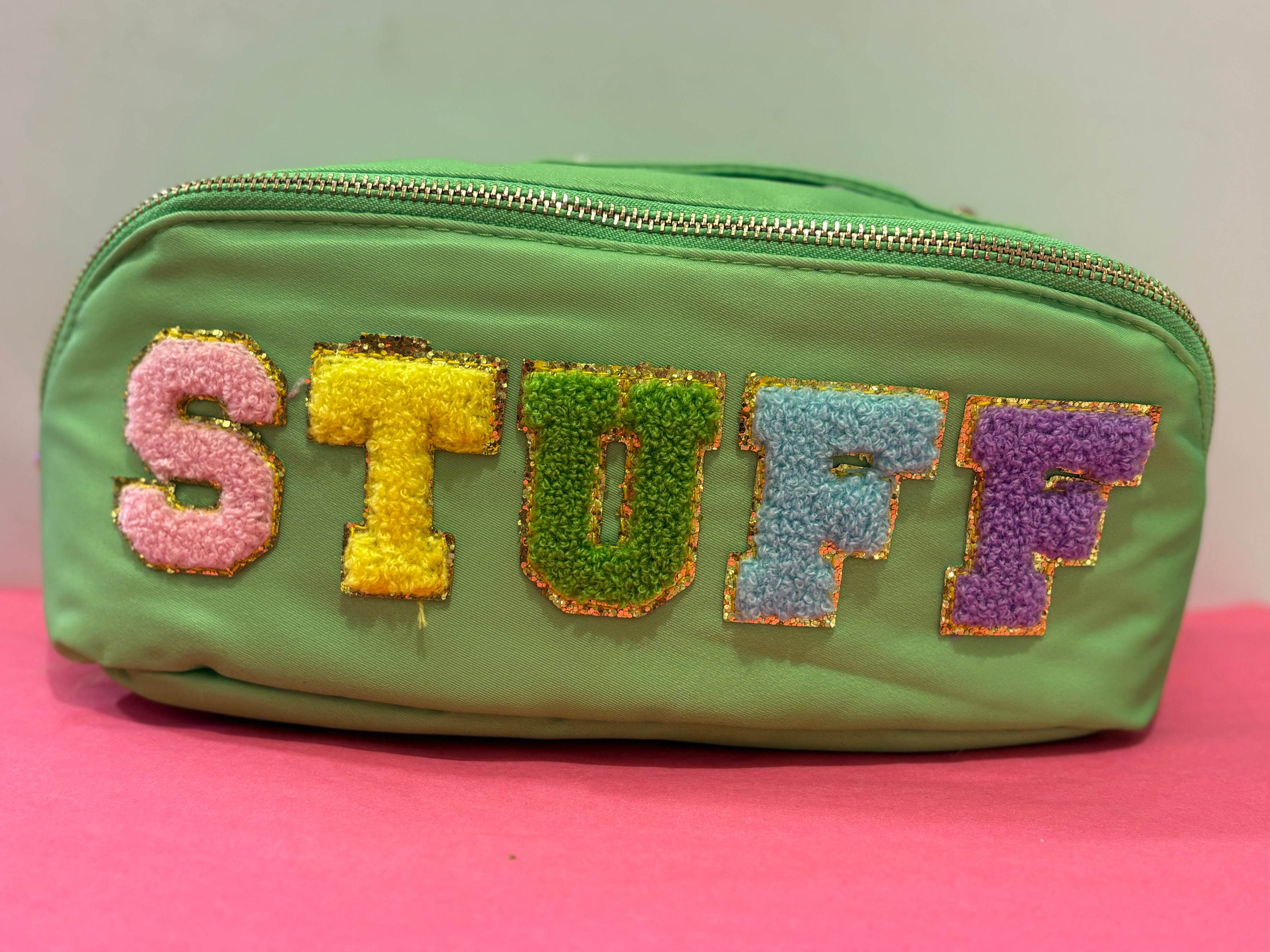 Green "STUFF" Bag