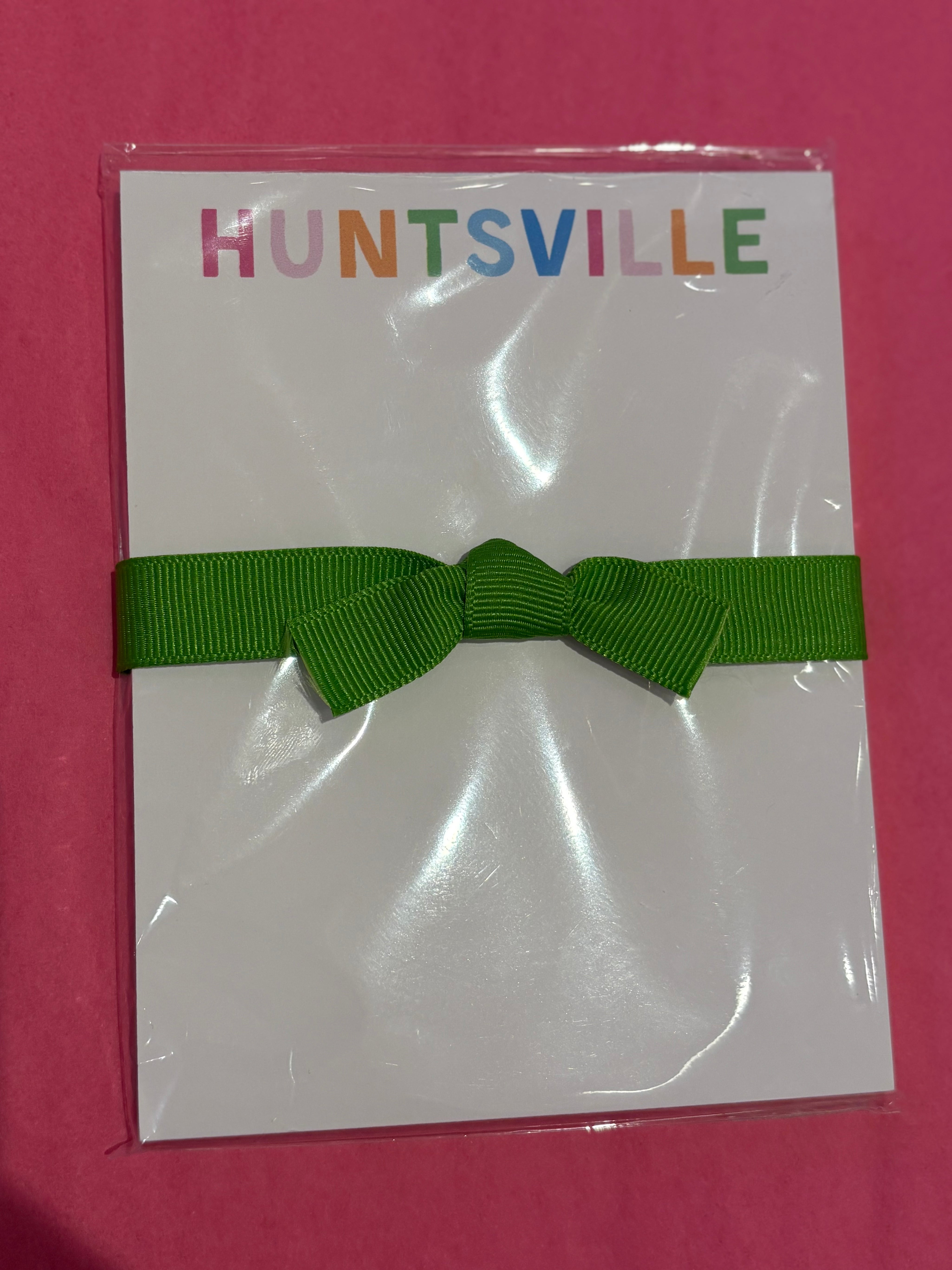 White Huntsville Notepad