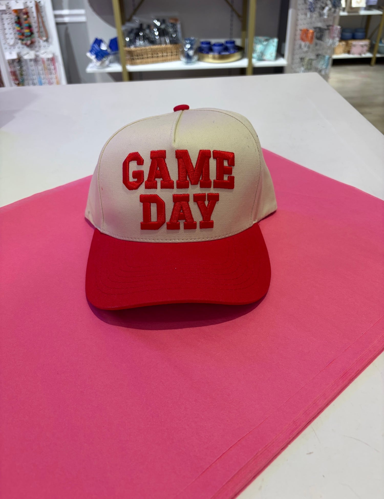 Red Game Day Hat