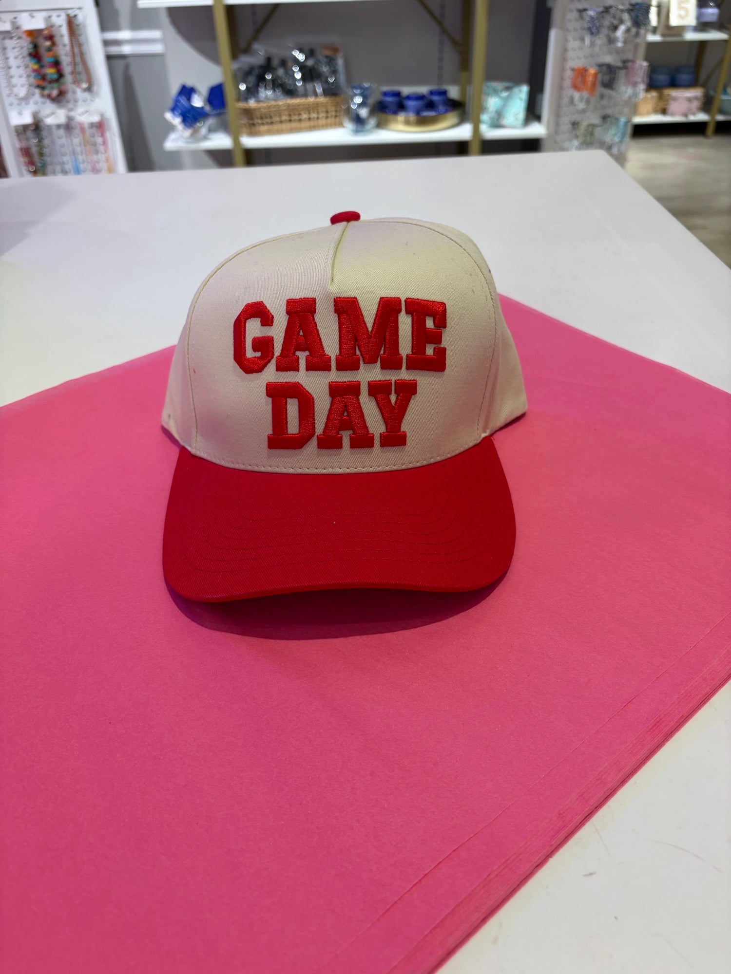 Red Game Day Hat