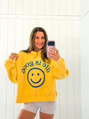 Life Is Good Reversible Mock Neck