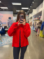 Red Gillian Sweater