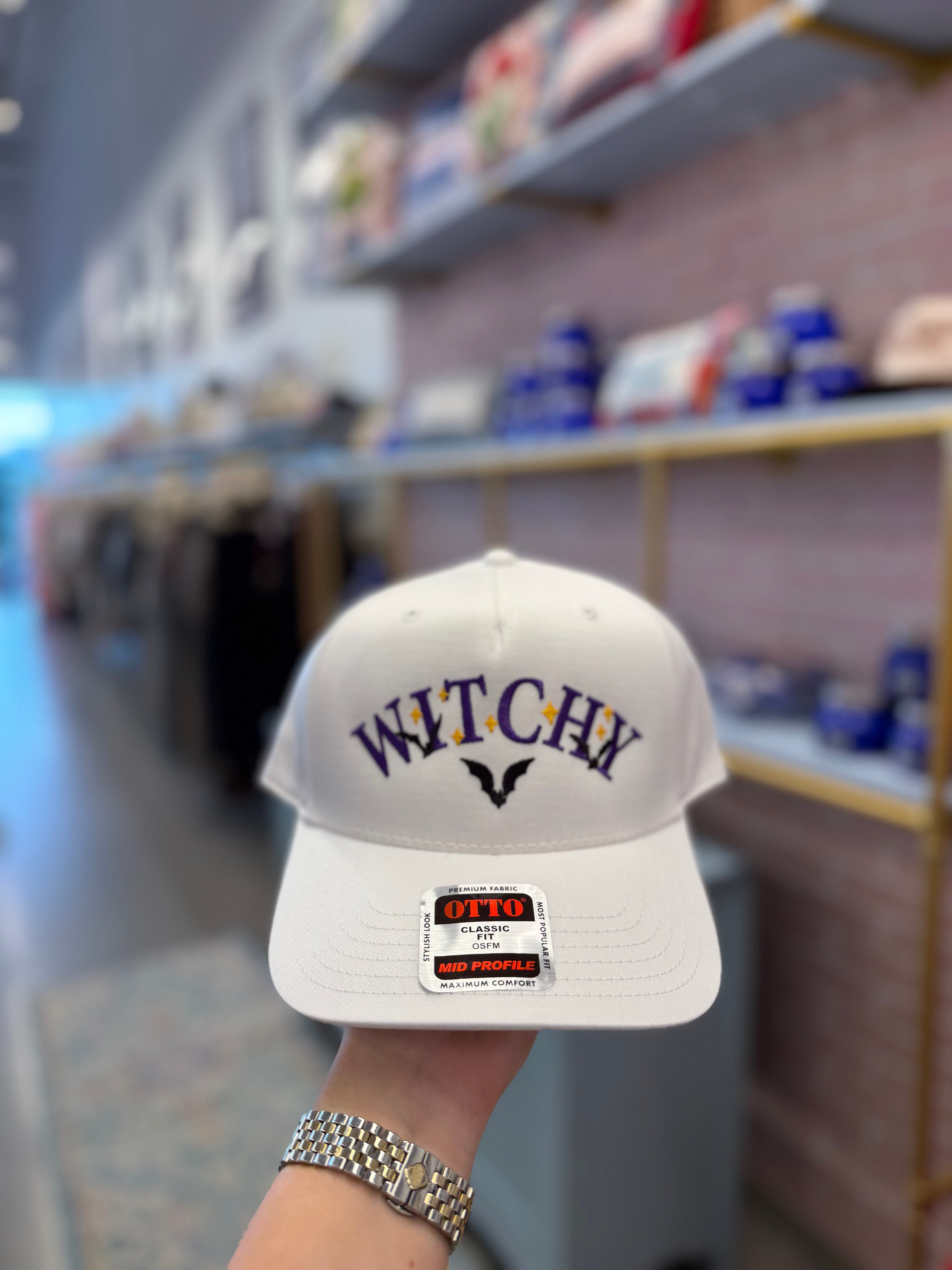 White Witchy Hat