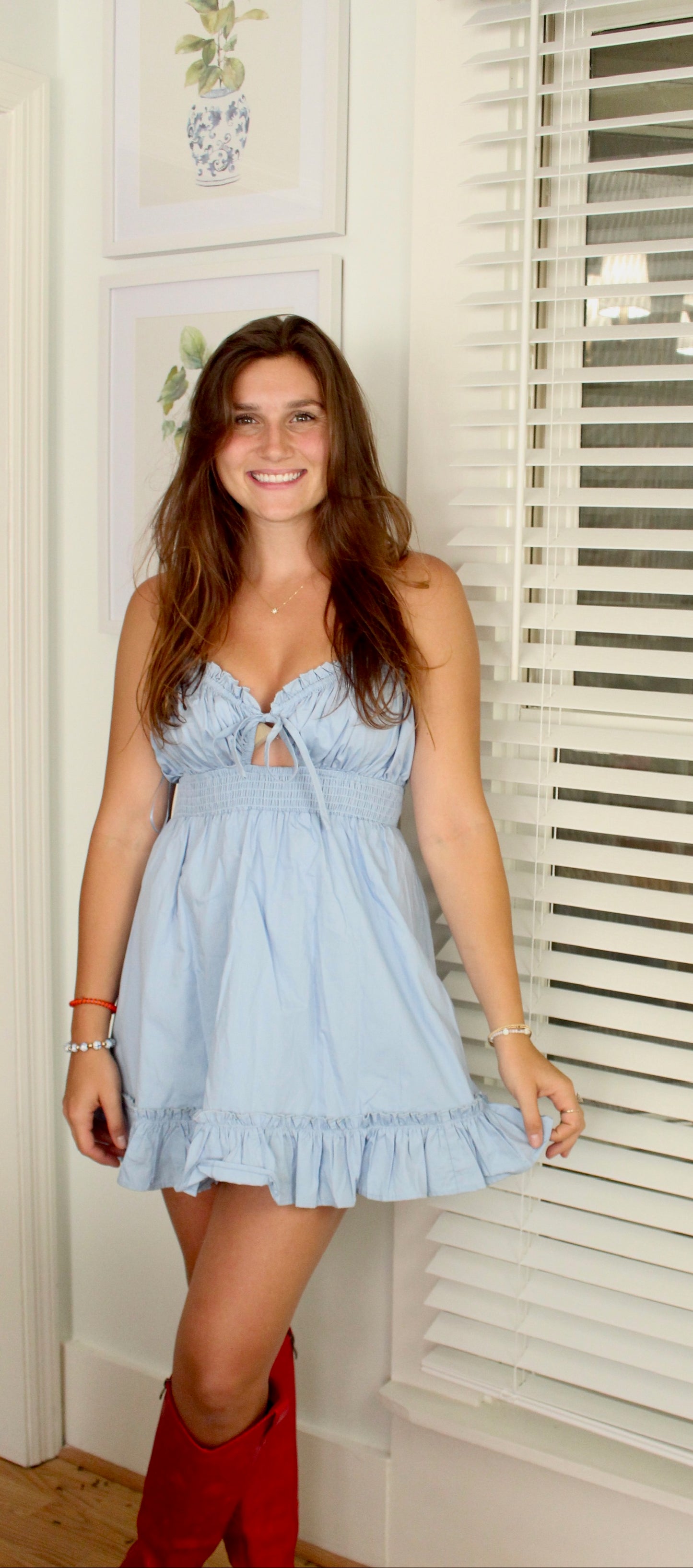 Jessica Blue Dress - RTS