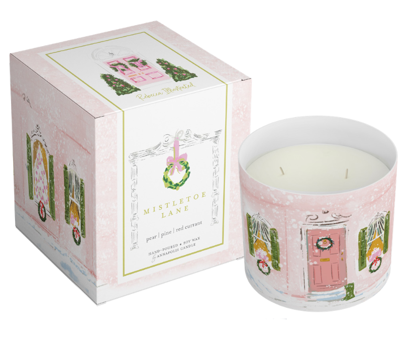 Mistletoe Lane 2-Wick Gift Boxed Candle