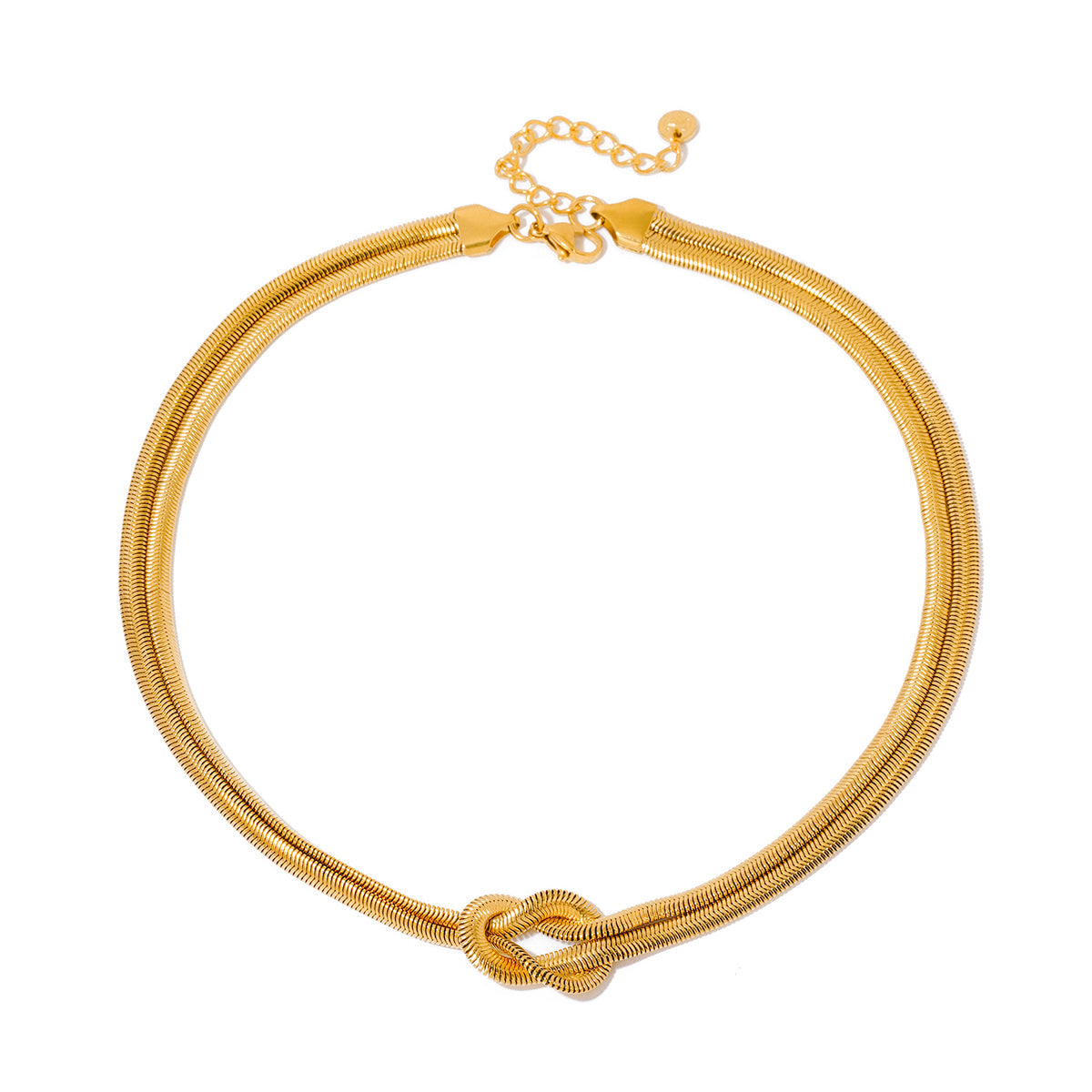 Gold Knotted Necklace