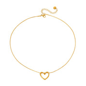 Gold Heart Necklace