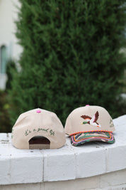 Beige Mallard Trucker Hat