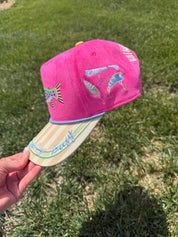 Hot Pink Reel-y Busy Trucker Hat