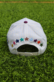 White Game Day Doodles Football Trucker Hat