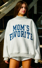 Dad's/Mom's Favorite Reversible Mockneck