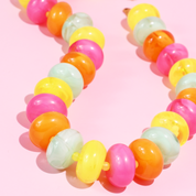 Multi Color Bright Bead Necklace