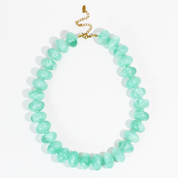 Mint Chunky Bead Necklace