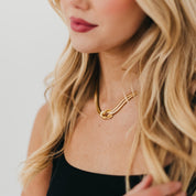 Gold Knotted Necklace