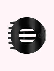Flat Circle Hair Clip | Medium | Jet Black
