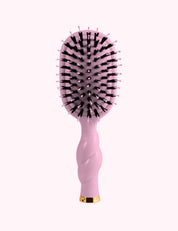 Boar Bristle Hair Brush | Mini | Bubblegum Pink
