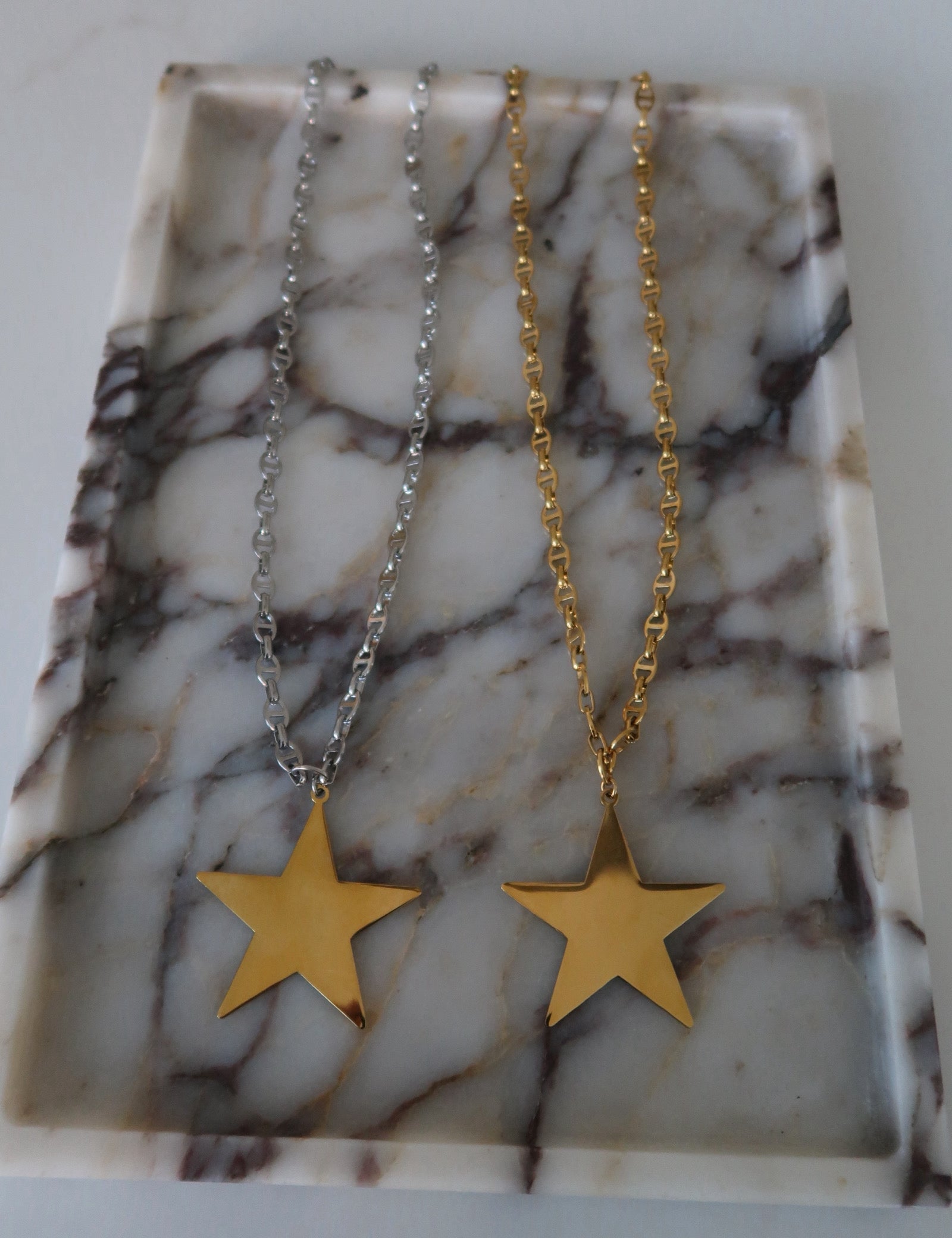 Gold Star Pendant Necklace
