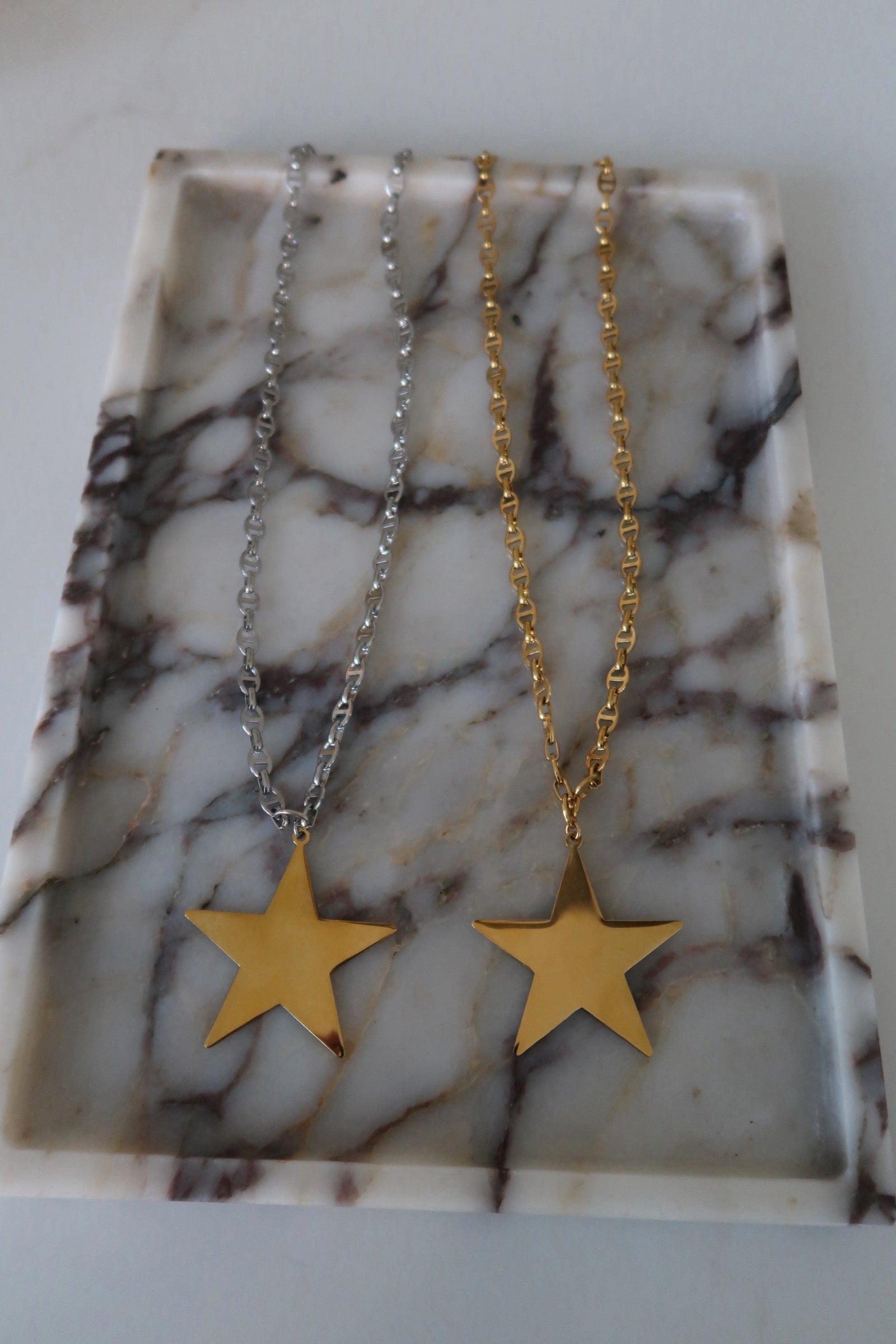 Gold Star Pendant Necklace