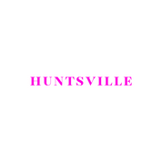 #139 - CUSTOM APPAREL — pink text and "HUNTSVILLE"