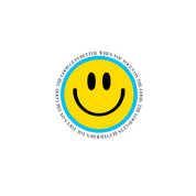 #144 - CUSTOM APPAREL — 'yellow smiley face' and "WHEN YOU FOCUS ON THE GOOD, THE GOOD GETS BETTER"