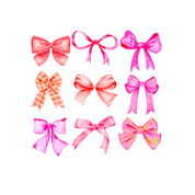 #163 - CUSTOM APPAREL — water color bows