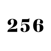 #113 - CUSTOM APPAREL — black text and '256'