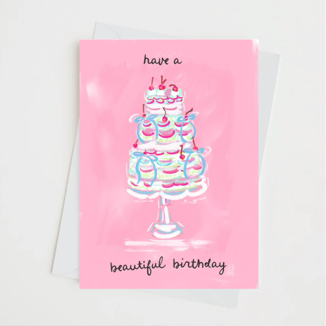 BEAUTIFUL BIRTHDAY -Note Card 