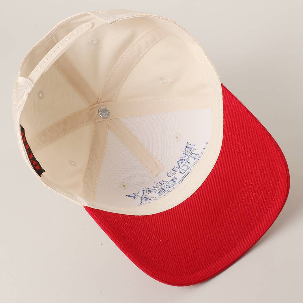 Bad Day to Be a Hot Dog Trucker Hat/ Red & Blue