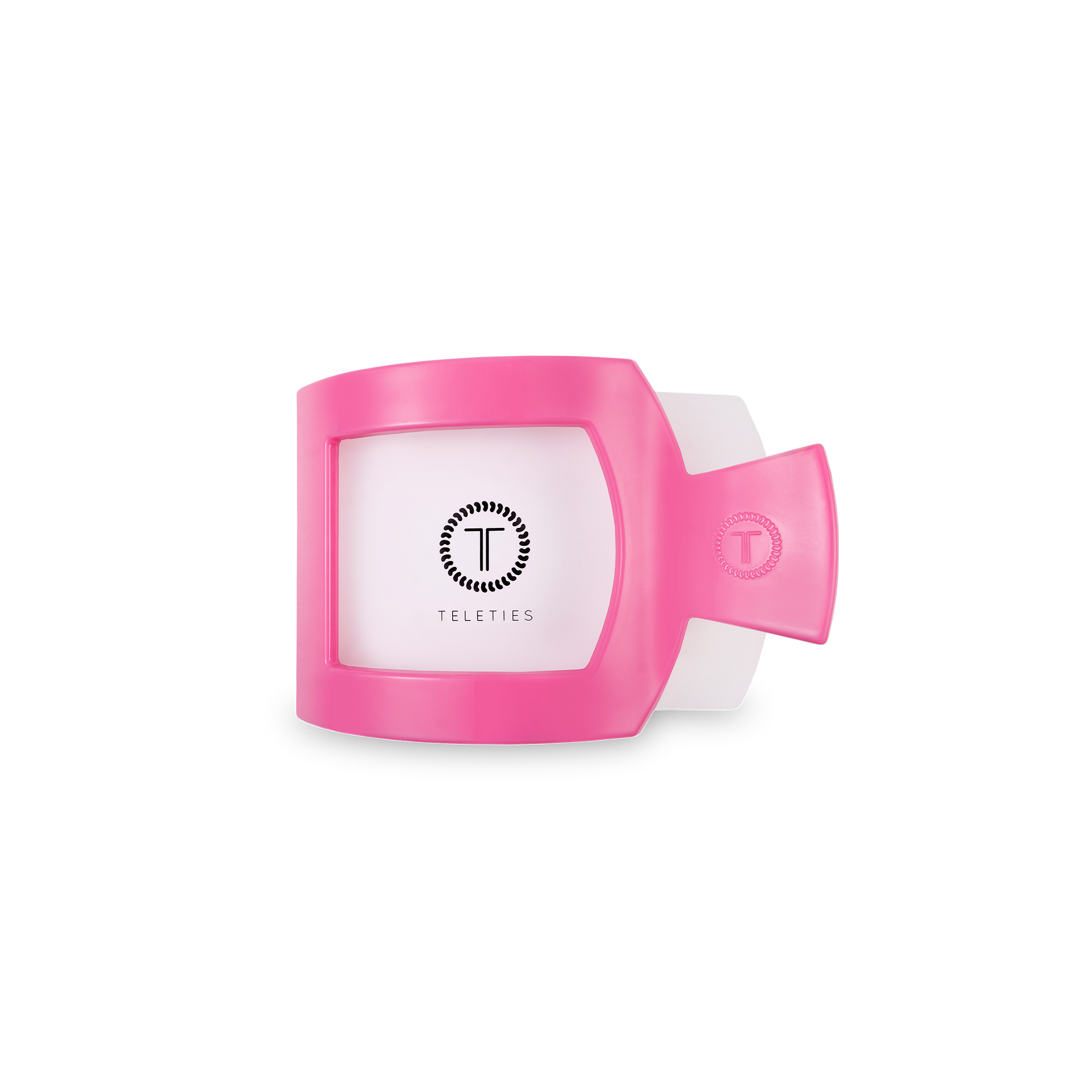 Square Flat Hair Clip | Small | Paradise Pink