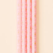 Pink Bow Tumbler Straw Set