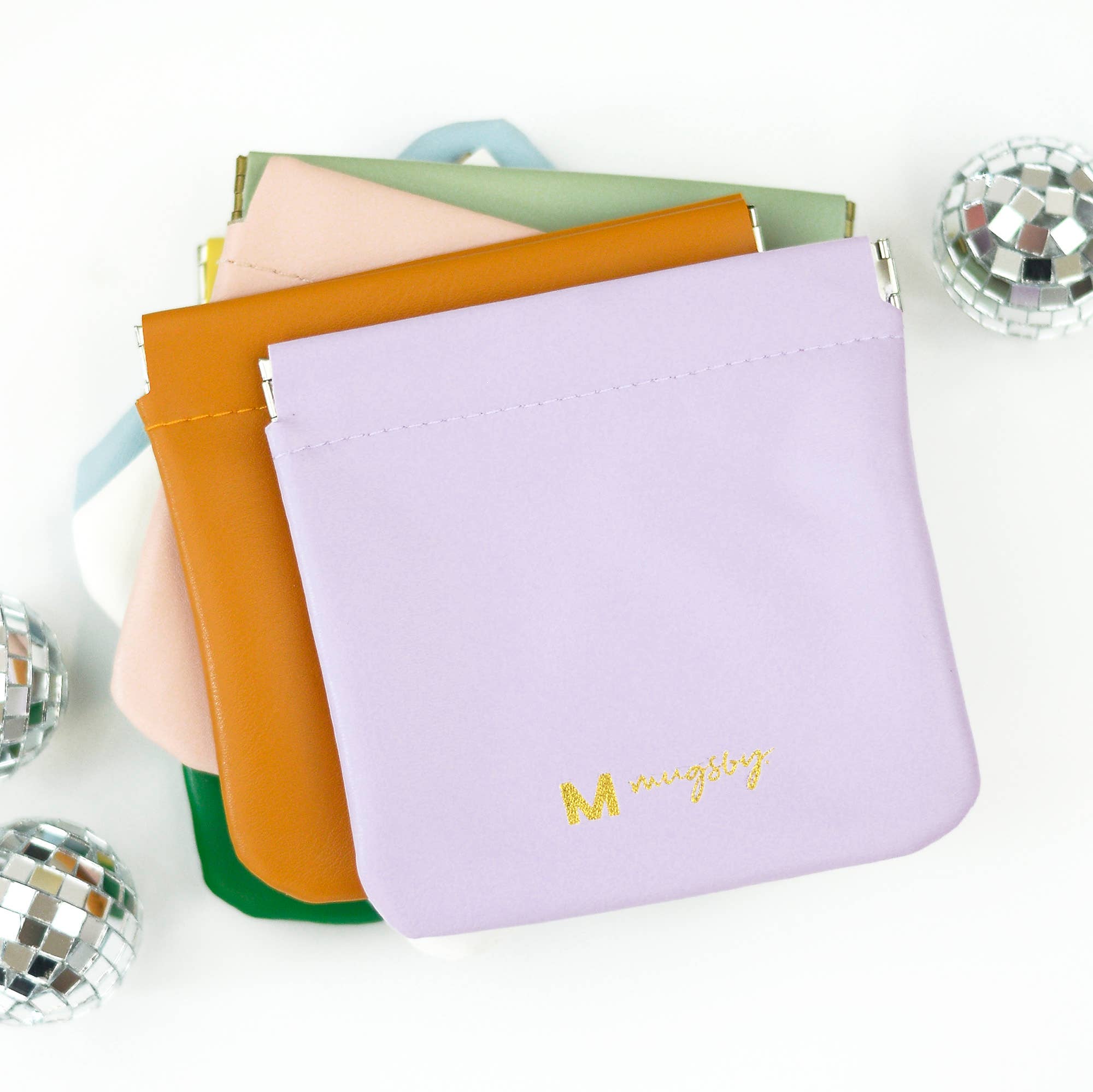 Purple Squeeze Coin Purse Wallet