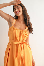Sunburst Embroidered Maxi Dress