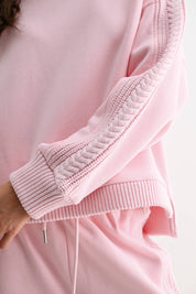 Pink Knit Oversized Set
