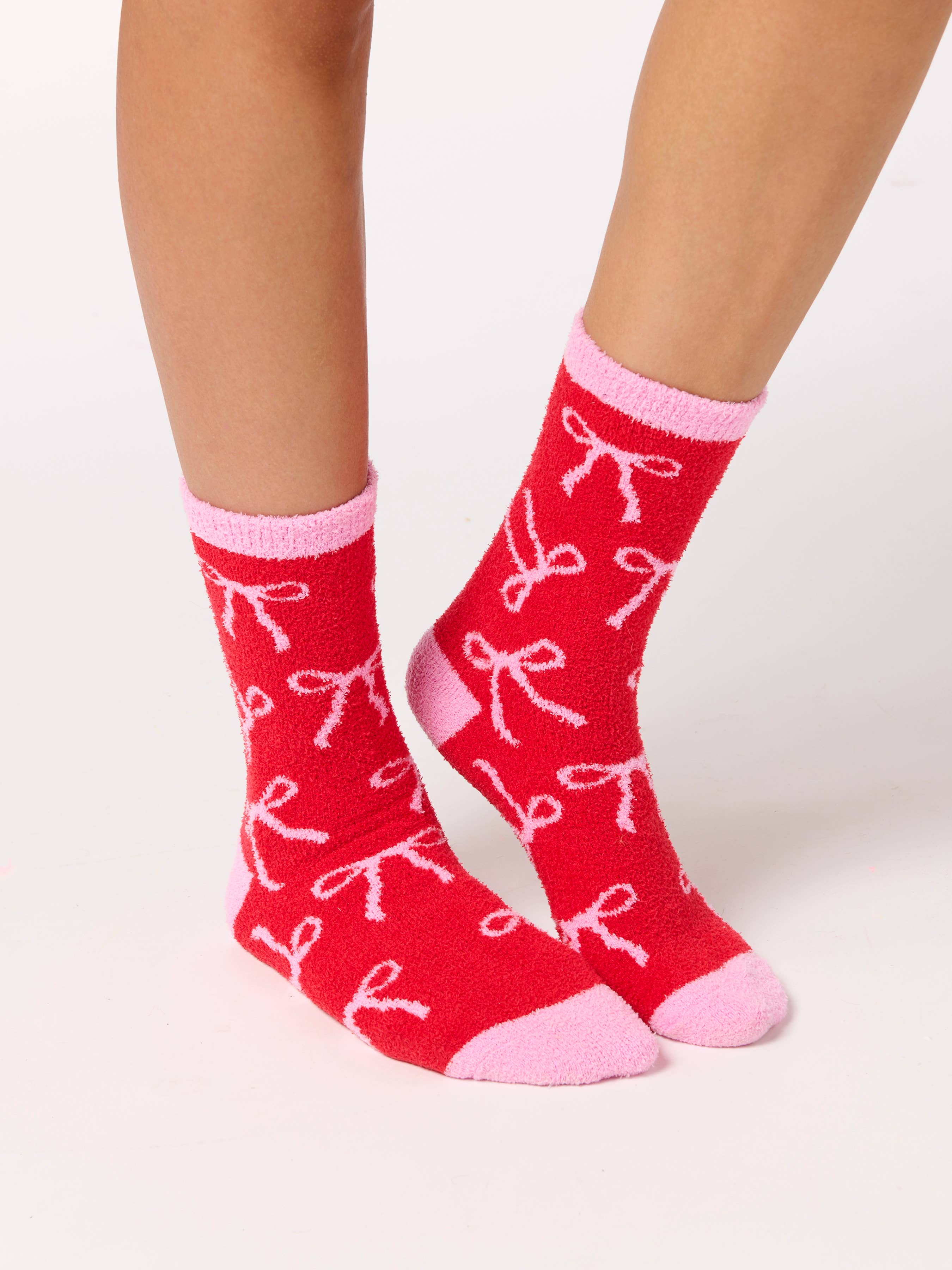 Red Bow Socks