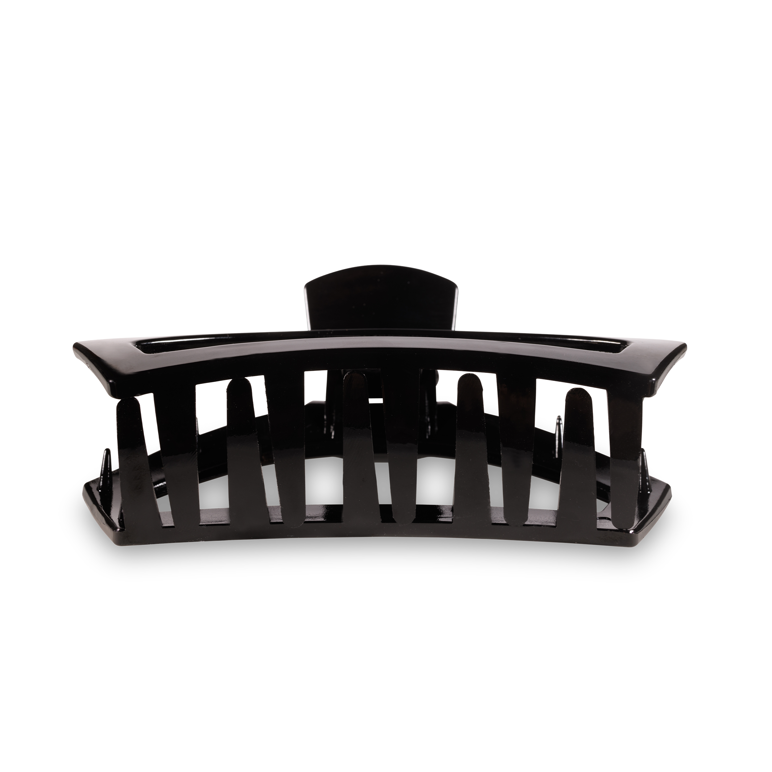 Jet Black Large Open Hair Clip