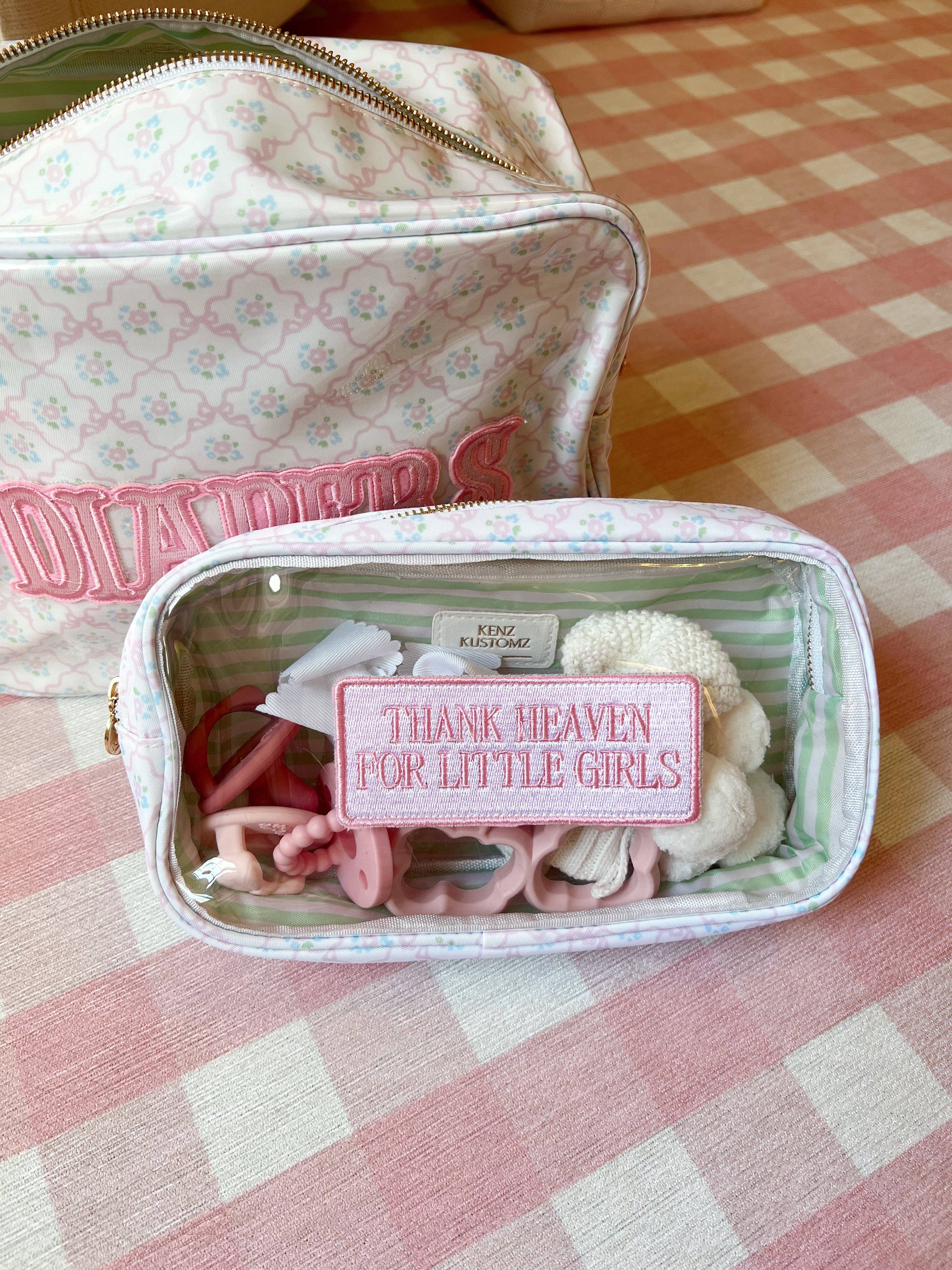 Pink Thank Heaven - Medium Clear Bag