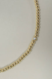 18K Stainless Steel Tarnish Free Beaded Necklace