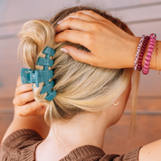 Teal With It | Med | Classic Hair Clip