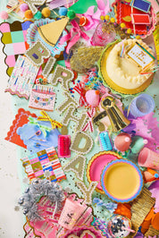 Happy Birthday Gold Reusable Banner — view 9