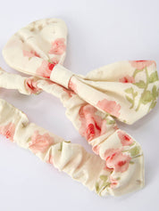 Rose Lace Baby Girl Romper w/ Headband