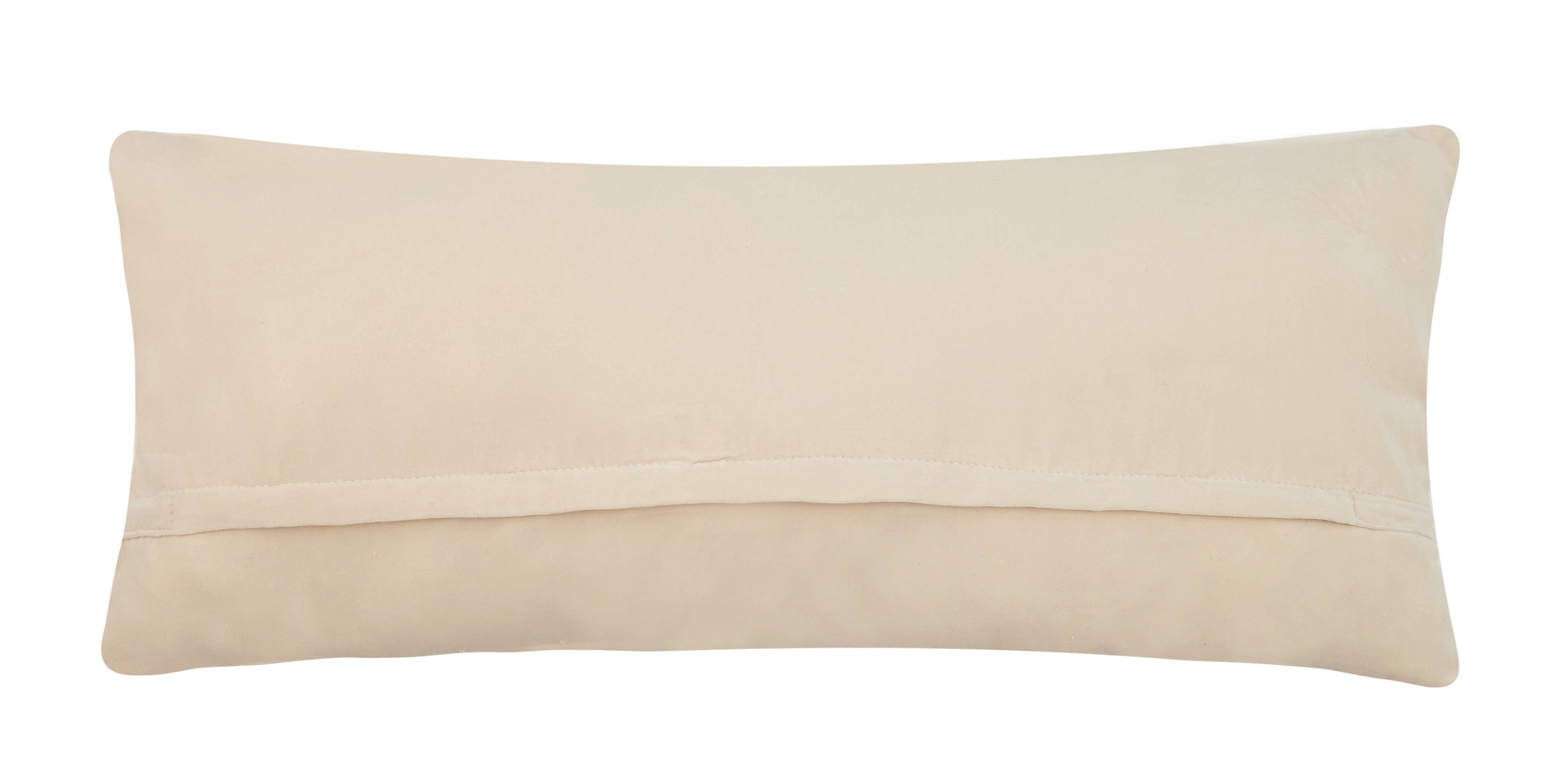 White Spotted Holiday Ho Ho Ho Hook Pillow