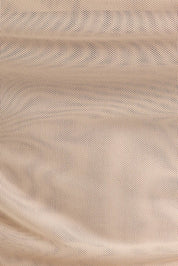 Cream Mesh Top
