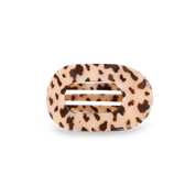Blonde Tortoise Small Round Flat Hair Clip