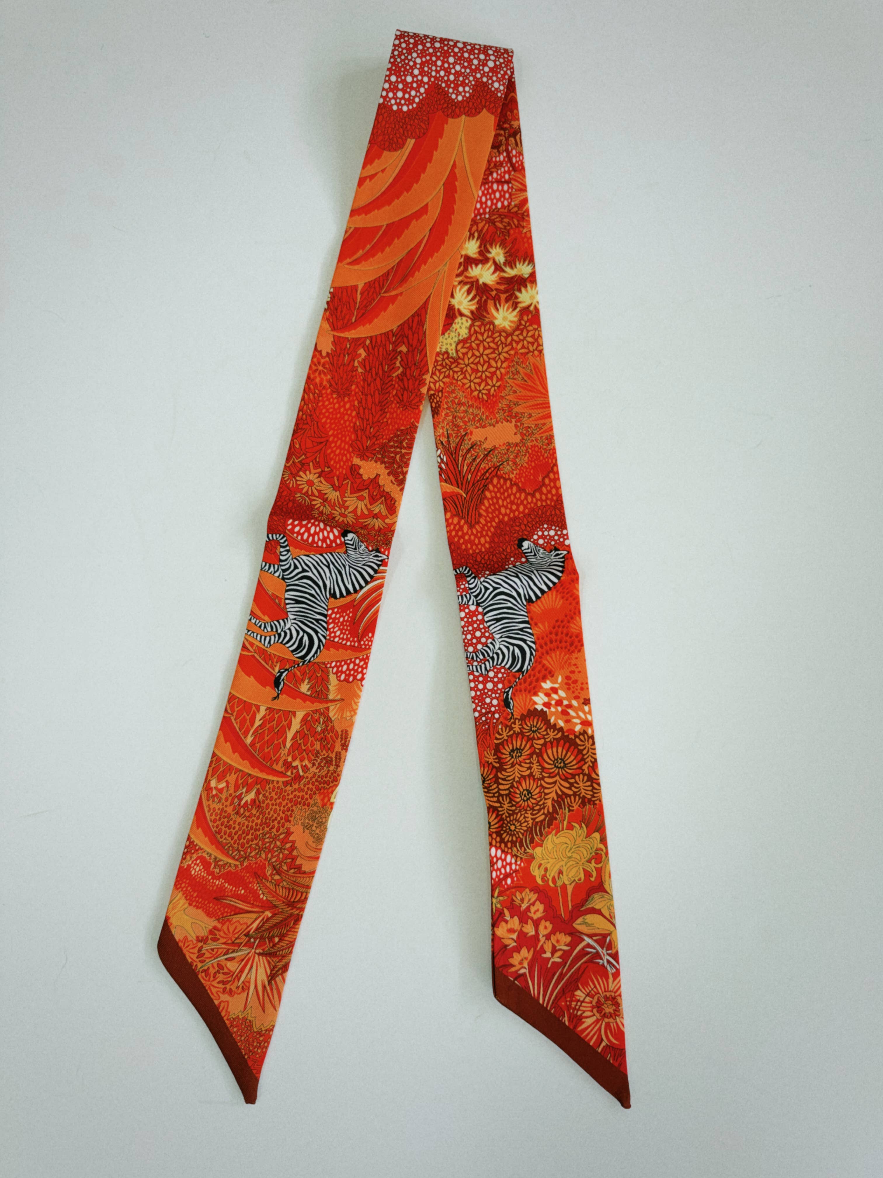 Red Zebra Scarf
