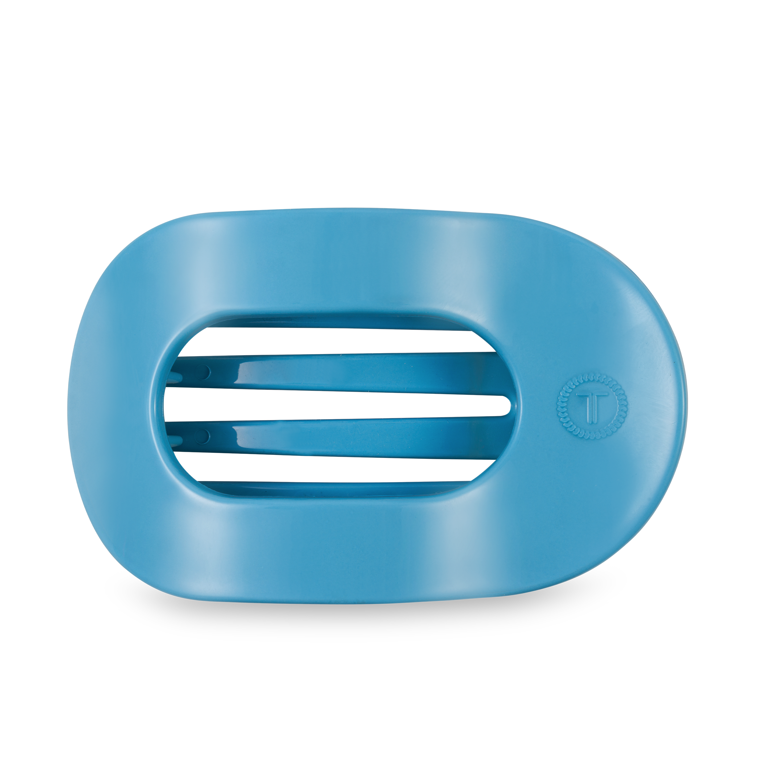 Flat Round Hair Clip | Large | Summer Sky