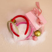 Holiday Velvet Headband 3pc Set