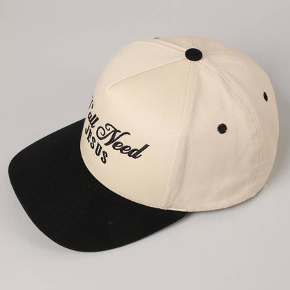 Y'all Need Jesus Embroidered Trucker Hat