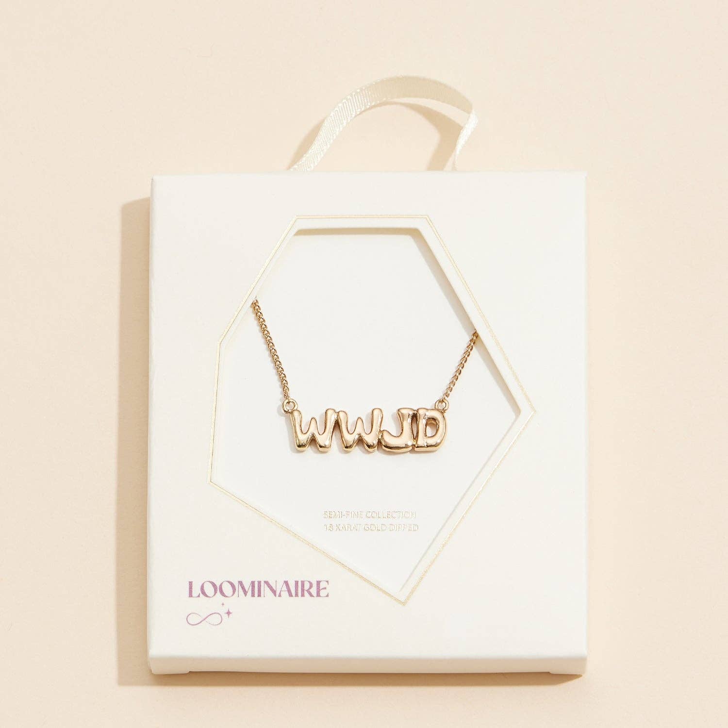 WWJD 18K Gold Necklace