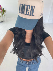 Slate Blue AMEN. Trucker Hat