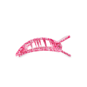 Flat Square Hair Clip | Medium | Wrapped in Ribbons showing bendable teeth for a secure yet gentle hold